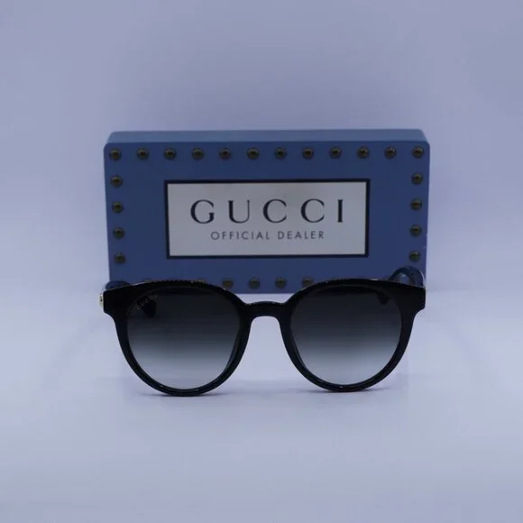 Gucci GG0638SK 001 Round Sunglasses - Black\\Grey Buy Gucci Round Sunglasses  main image 2